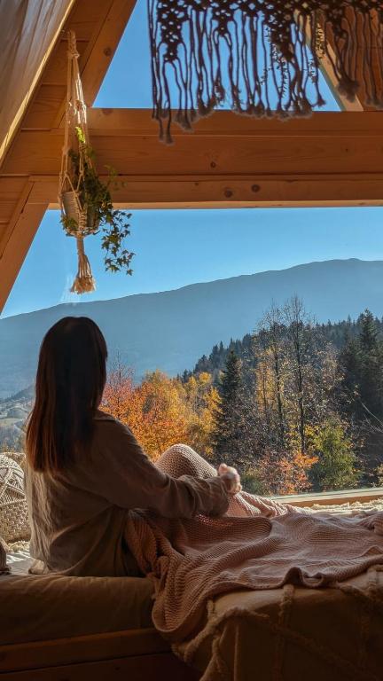 Alemiło mini - domek z balią i widokiem na Babią Górę - B&B Zawoja