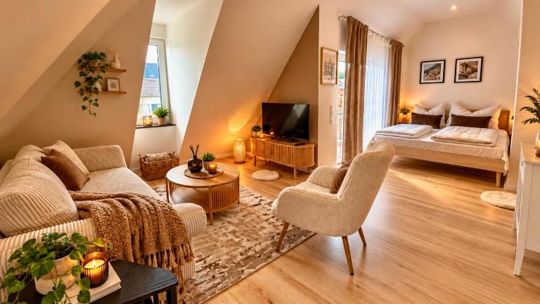 Top gemütliche Wohnung mit Balkon Siegen-Zentrum - Chambres d'hôtes Siegen