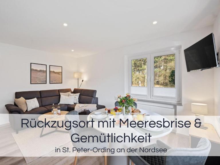 Entspannter Nordsee-Urlaub in naturnahen Ferienwohnungen im Haus Tide - B&B Sankt Peter-Ording