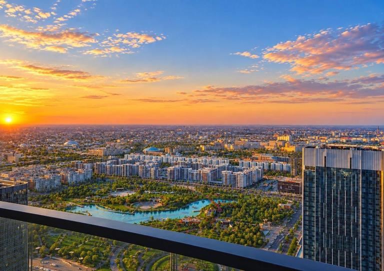 Nest one Premium house 37th floor - Chambres d'hôtes Tachkent