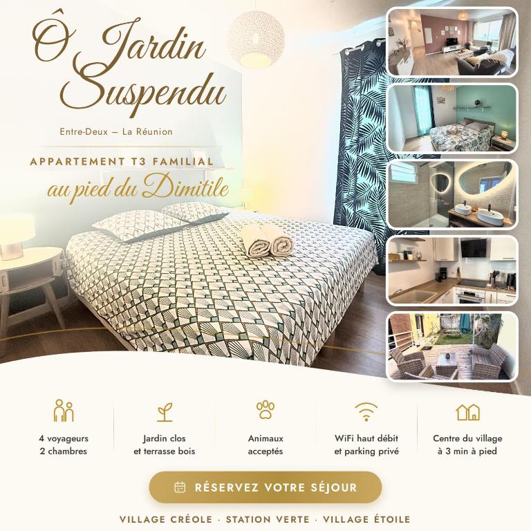 Ô Jardin Suspendu - Entre-Deux Centre - Ferienwohnung Entre-Deux