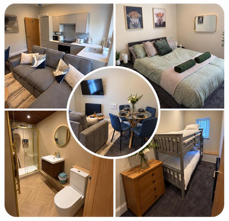 Modern 2 Bed Sea View Apartment Sleeps 6 - B&B Penmaenmawr