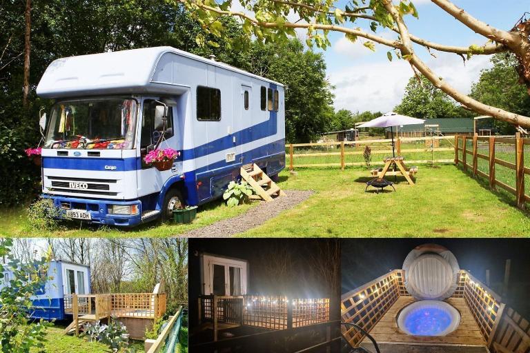 Tarka Trail Horsebox - Hot Tub & Pet proof garden - B&B Littleham