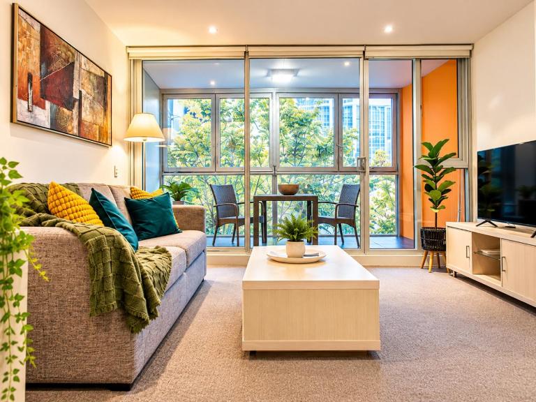 Koala Nest Central Adelaide 1BR Apartment with Pool & Sauna - Koala Stay - Bed and Breakfast Adelaide