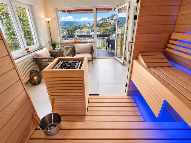 PMC Traumblick Suite & Spa - Private Wellness mit Sauna & Außenwhirlpool - Bed and Breakfast Bad Ems