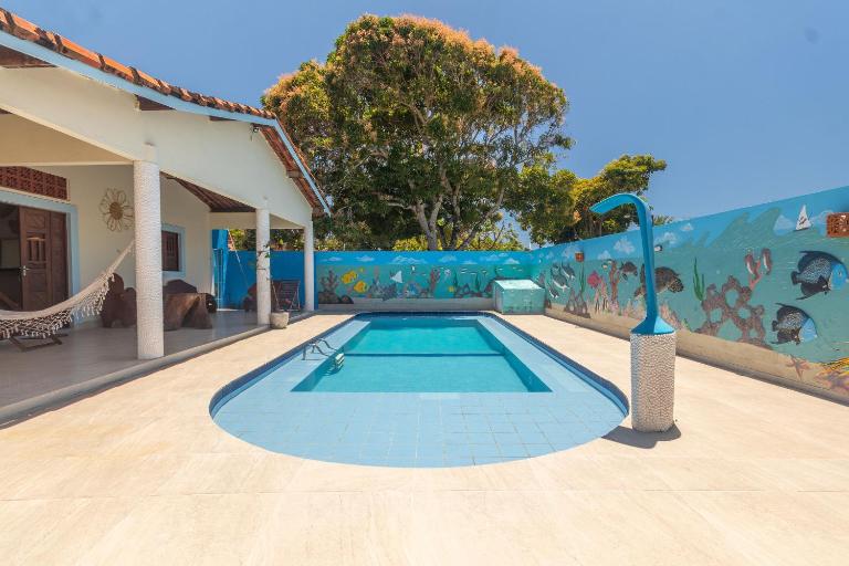 Casa com Piscina a 350 m da Praia de Peroba - Chambres d'hôtes Maragogi