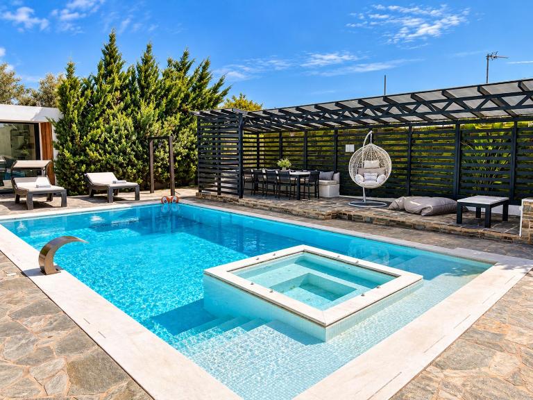 Olivujoj Villajoj - Deluxe Villa with Detached Pool House - Ferienwohnung Anávyssos