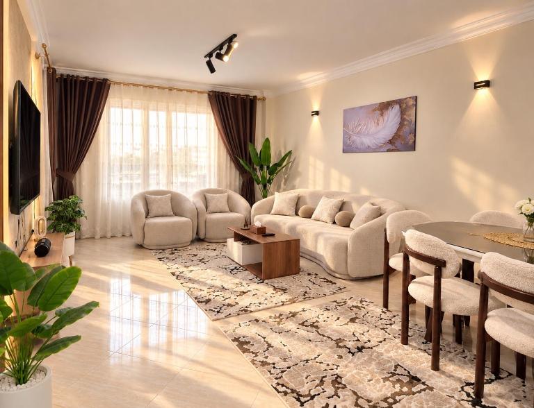 Charming 3BR Apt with amazing garden view & fast wifi - B&B Il Cairo