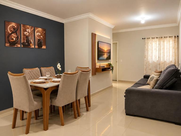 Ideal para Oktoberfest, com suíte, garagem coberta, ótima localização ap 102 - B&B Blumenau