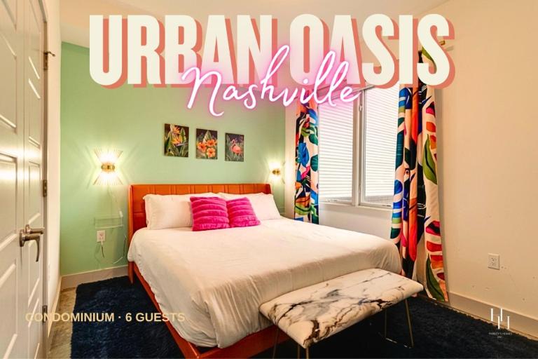 Urban Oasis Spacious King Bed Free Parking - Chambres d'hôtes Nashville