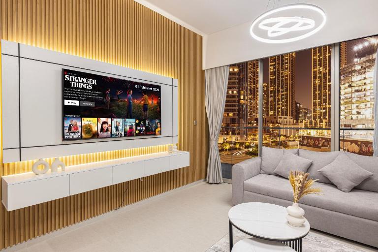 1BR in GRANDE with Balcony I Amazing INFINITY POOL I Steps to Dubai Mall & Fountain - Bed and Breakfast Dubai
