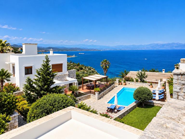 Malvazios Villas Azure Sea - Ferienwohnung Gythio