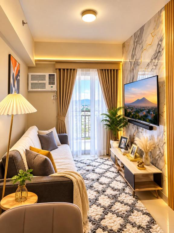 Elegant 1BR Unit at Bryant Parklane, Capital Town near Malls and Tourist Destinations in Pampanga, Free Pool Access, Netflix, Prime Video - B&B San Fernando City