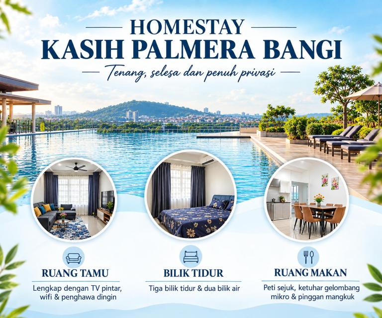 Homestay Kasih Palmera Bangi - B&B Kajang