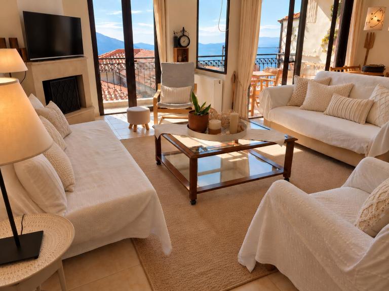 Breathe in Delphi - 3BR, Mountain & Sea View - B&B Delfi