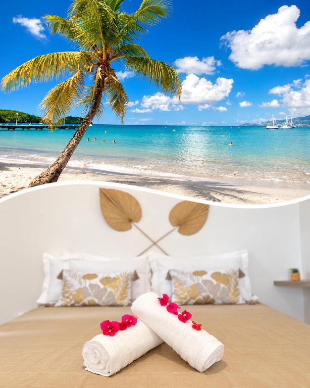 Superbe Bungalow à 2min à pied de la plage des Trois-Îlets - B&B Les Trois-Îlets