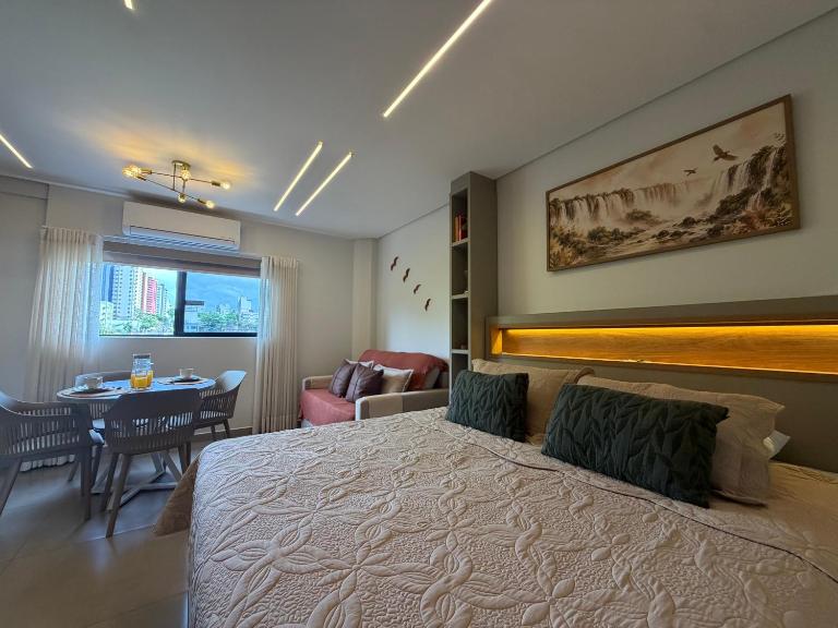 Studio Completo no Centro 360m da Av das Cataratas - Chambres d'hôtes Foz do Iguaçu