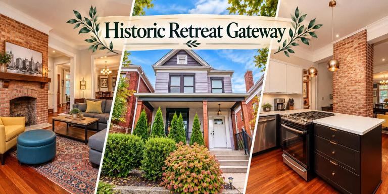 Historic 4BR, Walk Bellevue, 5 Min to Cincy - Chambres d'hôtes Dayton