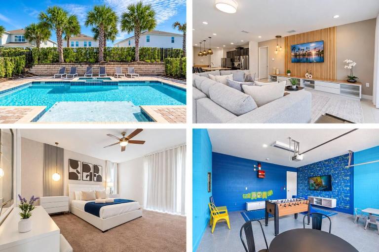 New Luxury 10bd Home with Movie Game Room 2302 - Ferienwohnung Orlando
