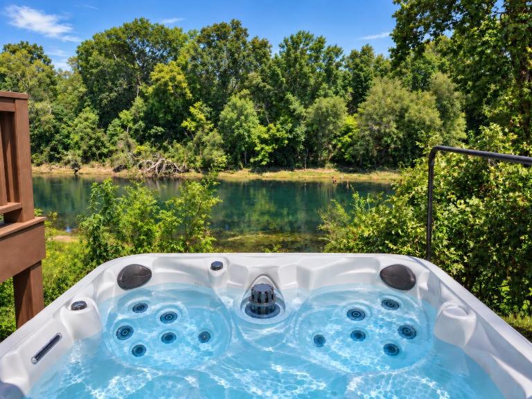 Riverfront Little Red Cabin, Hot Tub, World-class Trout Fishing, Views & Boat Access - B&B Heber Springs