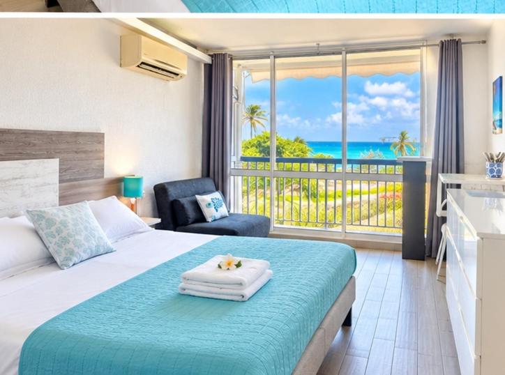 Studio vue mer, accès plage - B&B Le Gosier