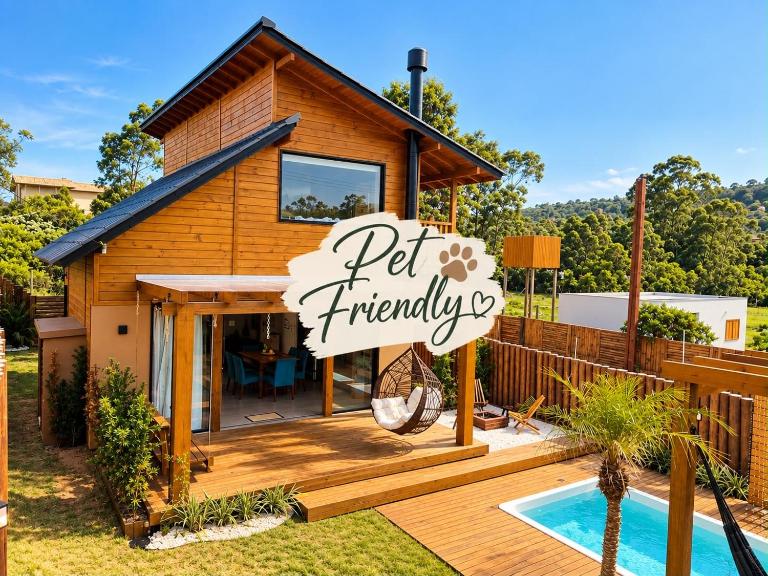 Casa com Banheira, Piscina e Quadra de Areia - B&B Praia do Rosa