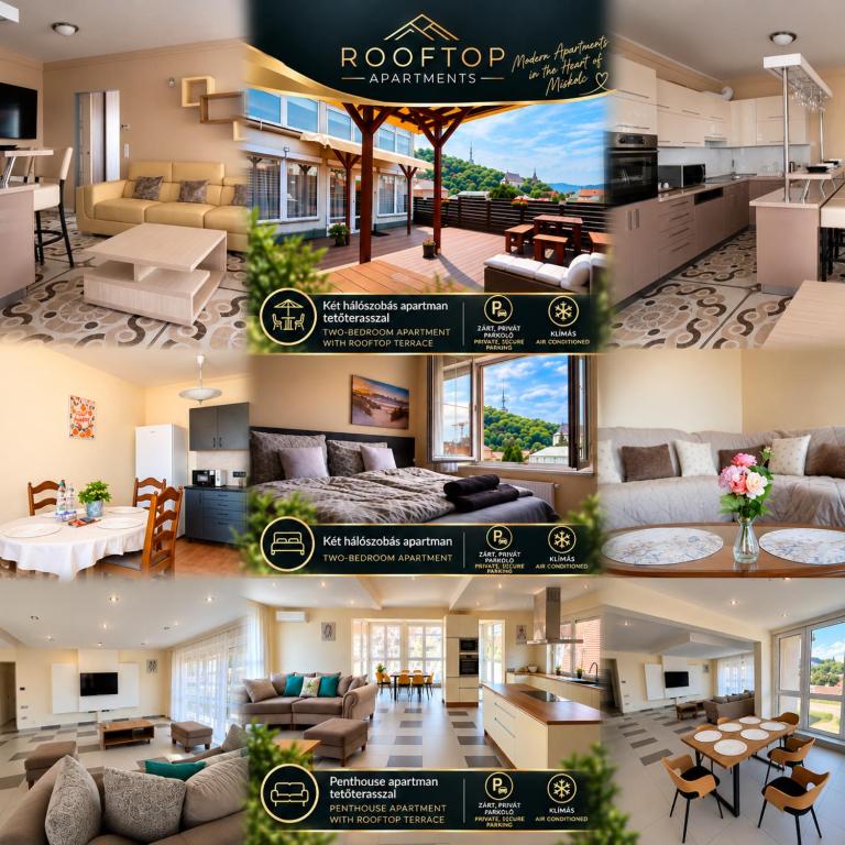 Rooftop Apartments - Chambres d'hôtes Miskolc