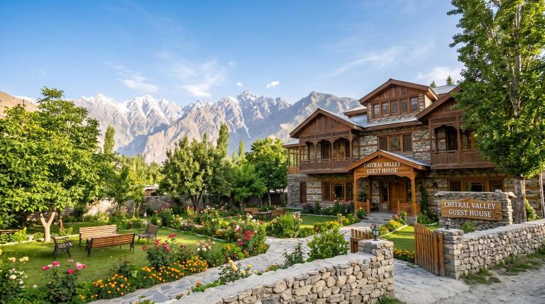 Chitral Valley Guest House - Bed and Breakfast Rom Kili