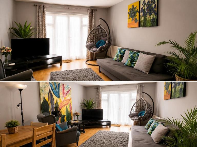 Stylish Two Bedroom London Home Parking and Patio - B&B Colindale