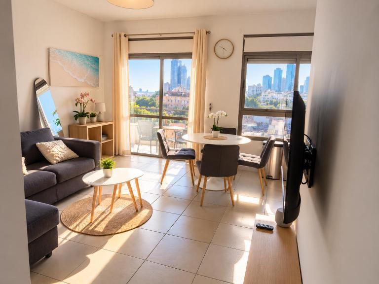 Taltoul TLV - Beach, Terrace & MAMAD - Ferienwohnung Tel Aviv
