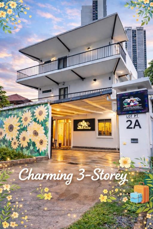 KL Bungalow 34 Pax - 7 Cars - Karaoke, Games & Meeting Area - 5km to Mid Valley - Chambres d'hôtes Kuala Lumpur