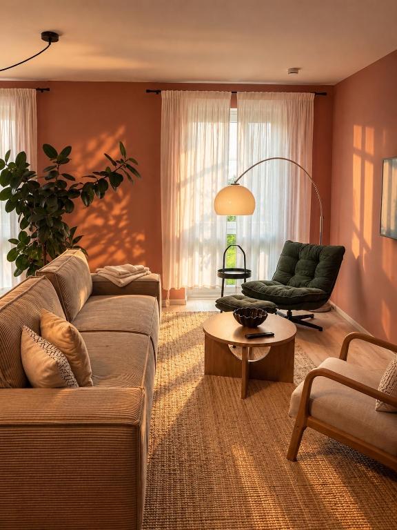 Exklusiv 72qm FeWo im Herzen Detmolds, Terrasse und kostenloser Parkplatz - B&B Detmold
