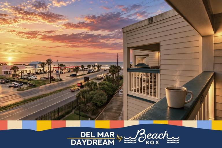 Del Mar Daydream - Condo Across from Seawall Beach - Chambres d'hôtes Galveston