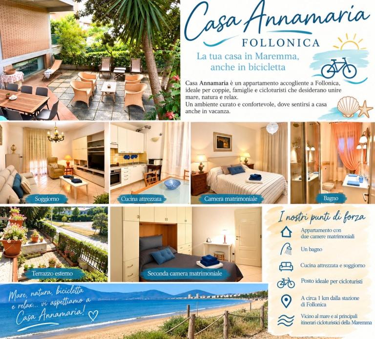 Casa Annamaria BIKE FRIDLEY - B&B Follonica