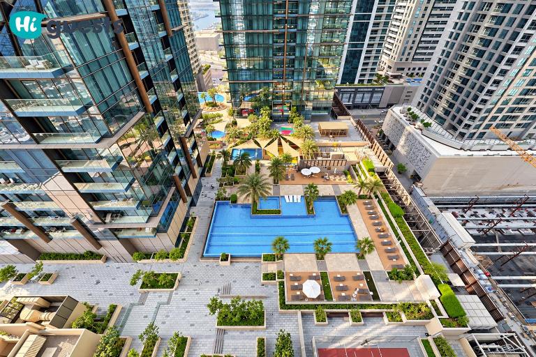 HiGuests - Unique Studio With Stunning Panoramic Marina Views - Bed and Breakfast Dubai