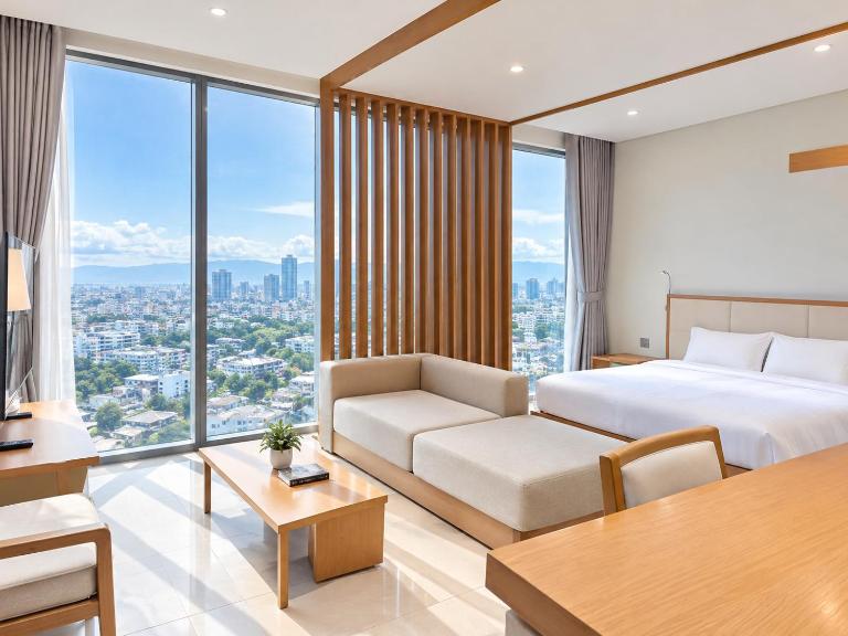 Da Nang My Khe Beachfront Apartment Resort Living - B&B Da Nang