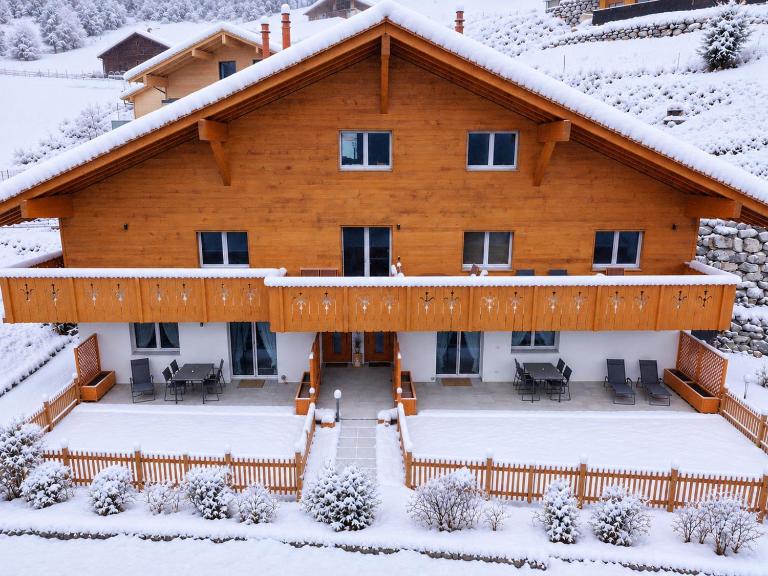 Chalet Bergzauber Ferienwohnung Engelhorn - B&B Hasliberg