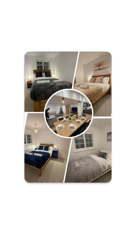 Luxury House, Great Location in Redditch - Contractors - Families - Groups - Relocators - Sleeps 9 - Bed and Breakfast Bentley