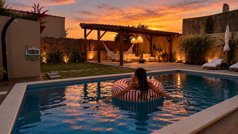 La Casita Nazaré with Private Pool & Forest Retreat - B&B Nazaré