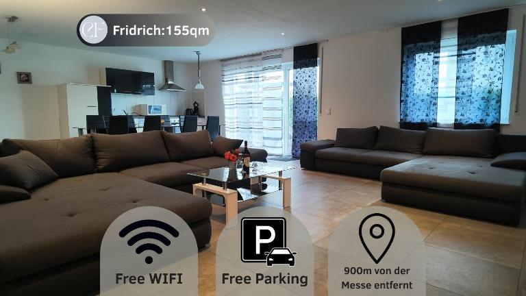 Casa Fridolin - Messe & Zeppelin Apartments - Chambres d'hôtes Friedrichshafen