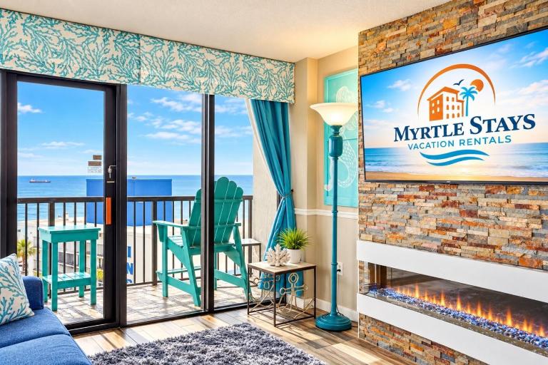 Compass Cove Resort Unit 1125 - Oceanfront Condo with Balcony and Pools - B&B Myrtle Beach