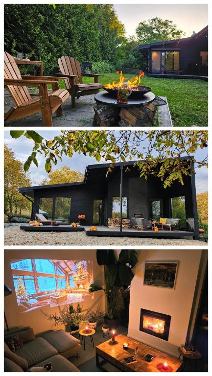 Black Walnut House with indoor outdoor fireplace - Ferienwohnung Izvoarele