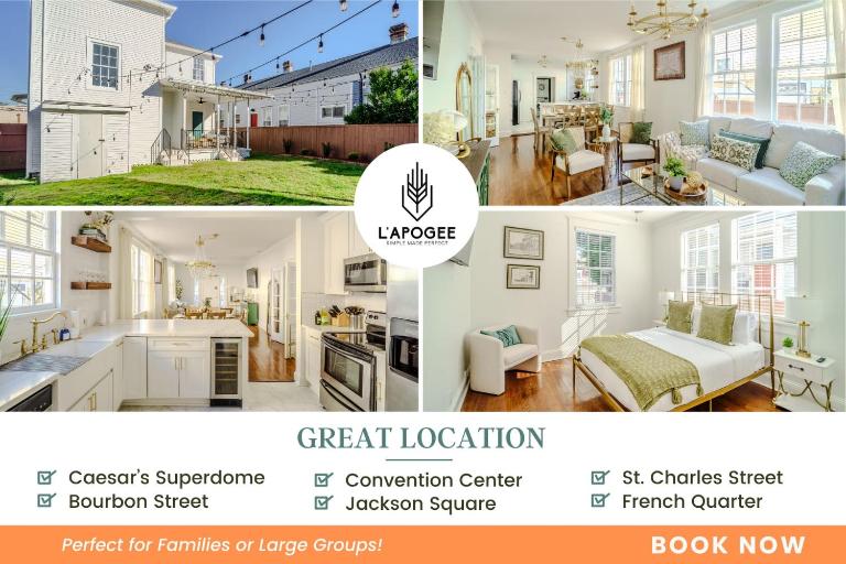 Serene 4 Bedroom Home near French Quarter with Wi-Fi and Parking - B&B New Orleans