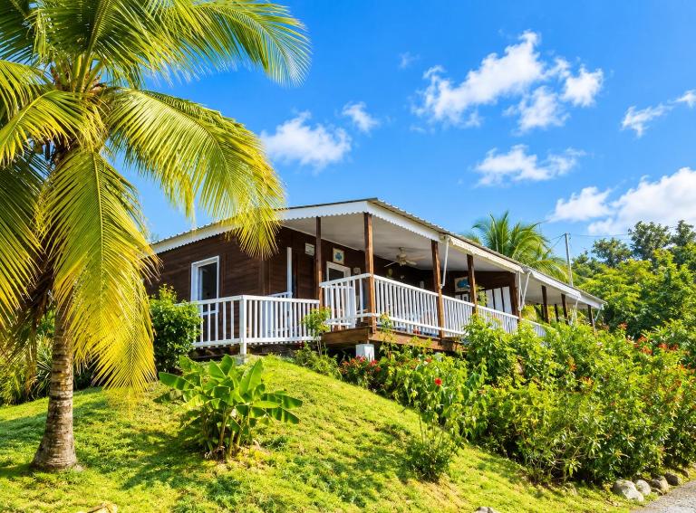 Les Pieds dans l Eau Bungalow sur la plage de Petite Anse - B&B Village