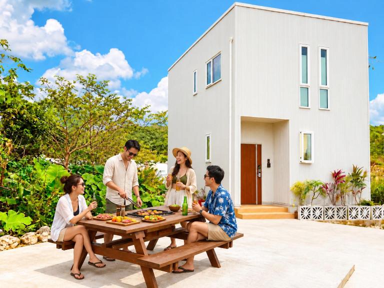 Kouri Garden 2026年10月リニューアルOPEN 古宇利島の一棟貸切ヴィラ - B&B Nakijin