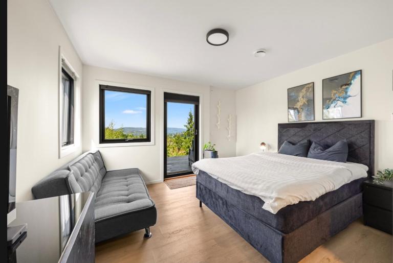 Modern studio apartment near Lillestrøm - Ferienwohnung Fetsund