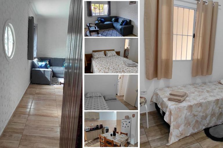 Casa Completa com Churrasqueira, Sala com Smart TV e Wi-Fi, Três Quartos Confortáveis e Garagem Coberta - B&B Sengés