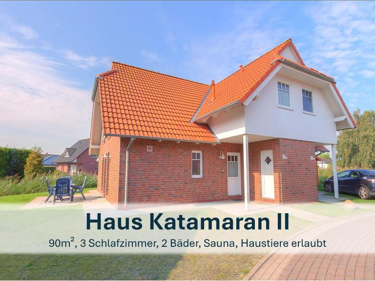 Haus Katamaran -Typ 2 mit Sauna - Nordseebad Burhave - B&B Bremerhaven