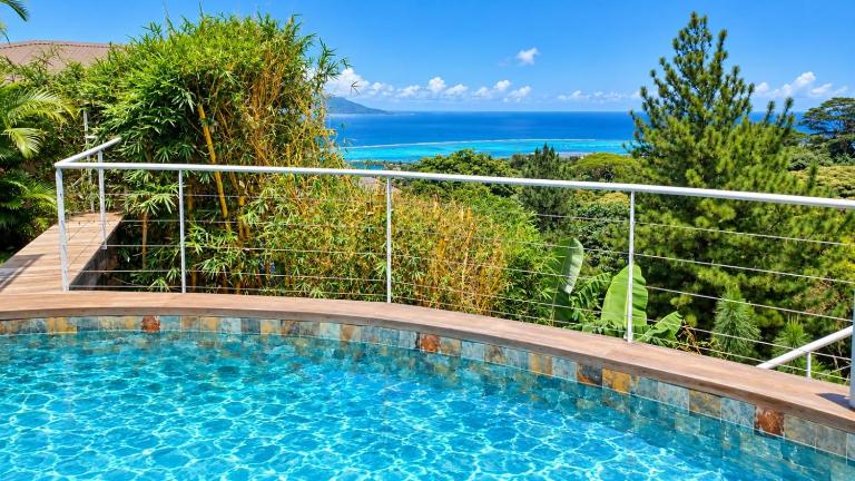 Miri Tropical Escape Piscine & Vue Mer TAHITI PUNAAUIA - B&B Punaauia