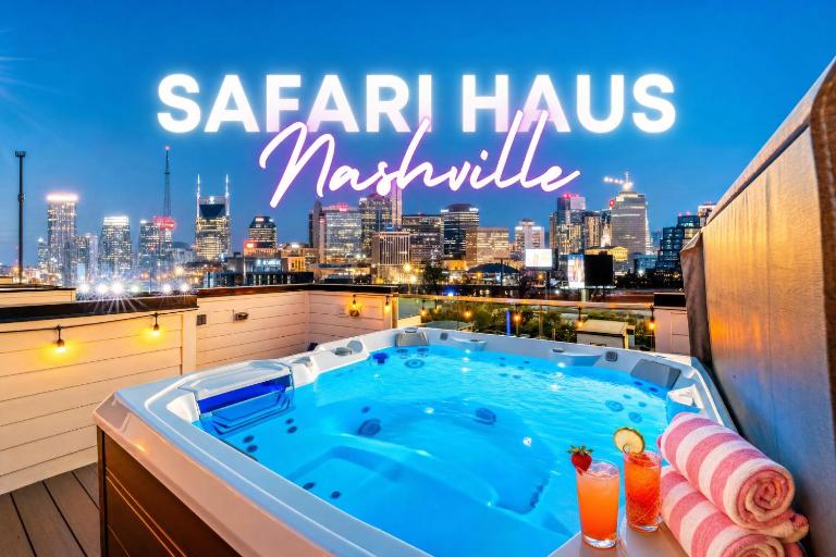 Disco Themed Hot Tub & Rooftop Decks in Nashville - Ferienwohnung Nashville